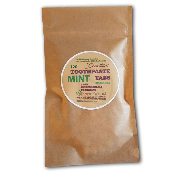 Dentin™ Fluoride Free Mint Toothpaste Tabs