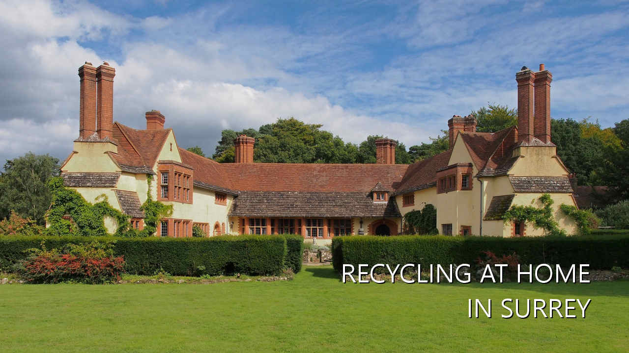 Recycling at home in Surrey