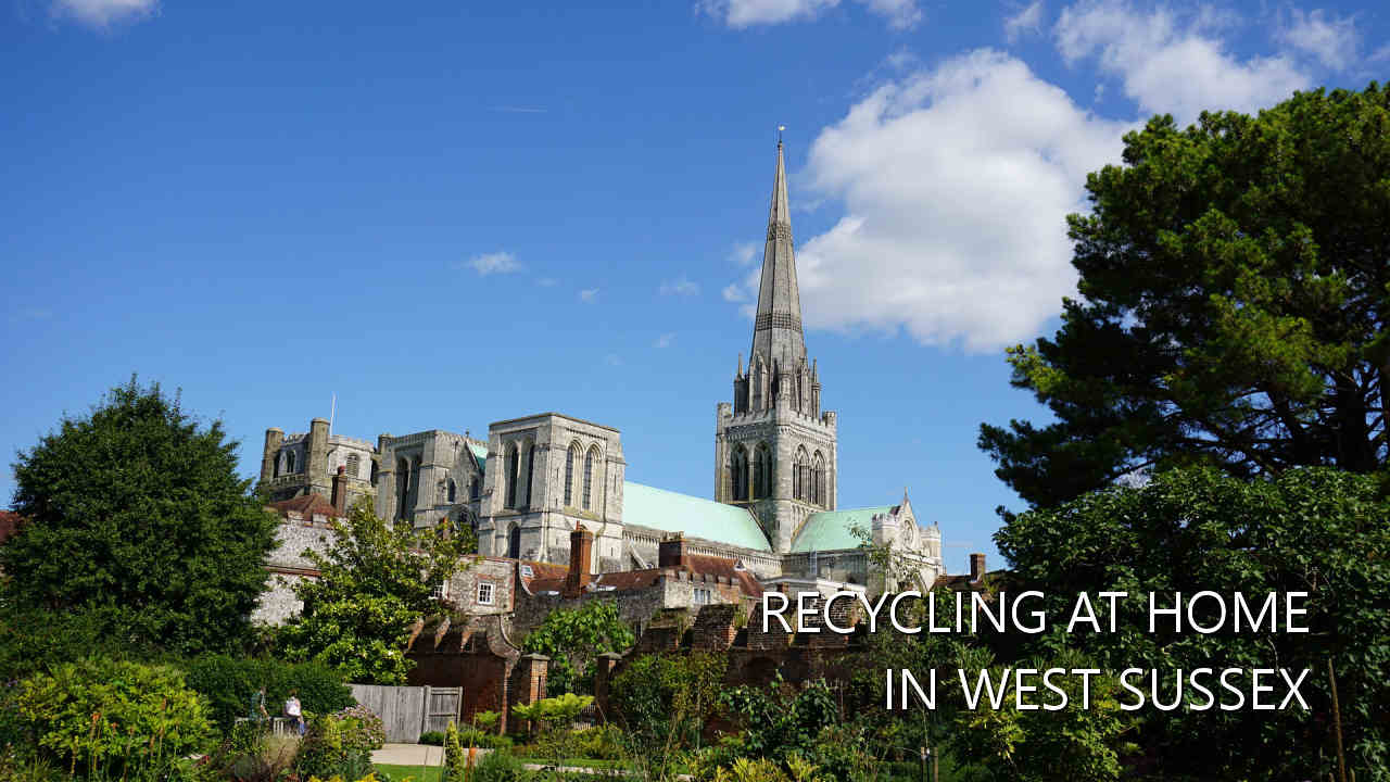 Recycling at home in West Sussex